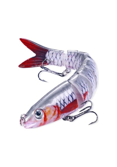 8 Eklemli 3d Oynak Rapala 13.5gr Sahte Balık Yem Wobblers Swimbait Tuzlu Ve Tatlı Su