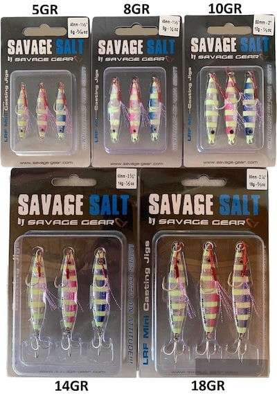 Savage Gear Psycho Sprat Lrf Jig 3 Adet Turkish Zebra Mix
