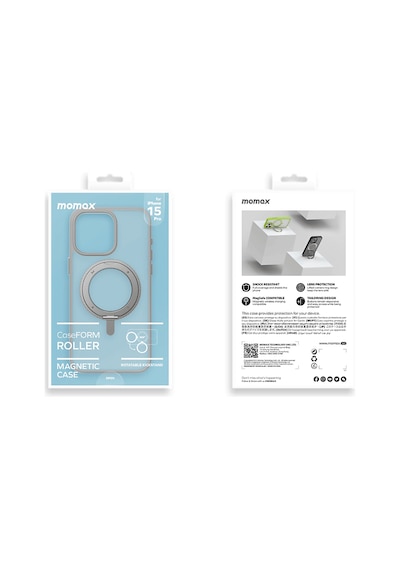 Momax MRAP23ME Apple Uyumlu iPhone 15 Pro Roller Magsafe Kılıfı