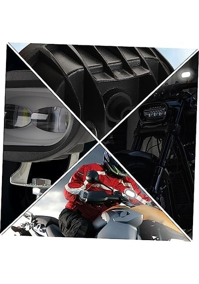 Led Spot Işık Ve Beyaz Projektör Lens Çakarlı Oval Çift Gözlü Led Off Road Lamba Motosiklet Ve İş Makinesi Projektörü 12v-85v