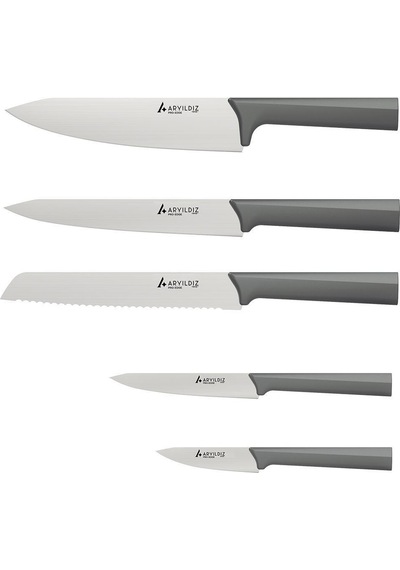 Aryıldız Pro Edge 6 Parça Bıçak Seti 257876 Siyah