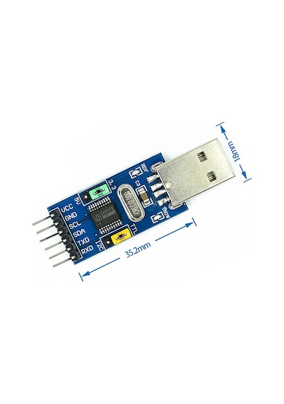 Ch341t Usb To Ttl Iıc Uart Çevirici Modül I2c Seri Port Haberleşme Adaptör Isp Arduino