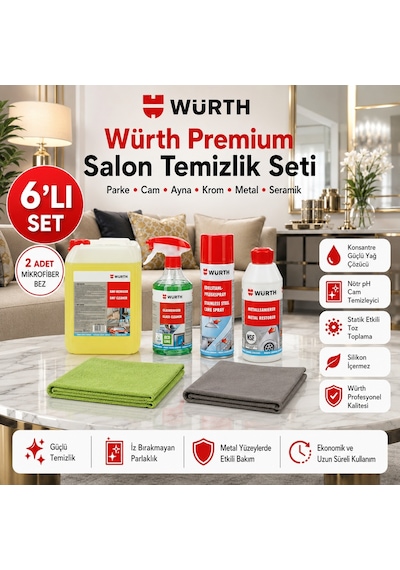 Würth Salon Temizlik Seti