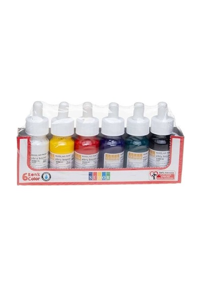 Südor Ebru Boyası Seti 6x30 ML Damlalıklı Şişe