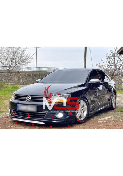 Vw Jetta Mk6 Ön Tampon Eki 2011-2015 Fiberglass Boyasız