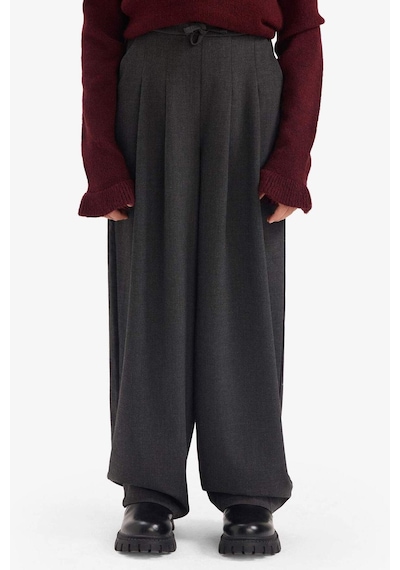 Defacto Kız Çocuk Baggy Fit Pantolon G3366a825wnar215 Antrasit-ar215