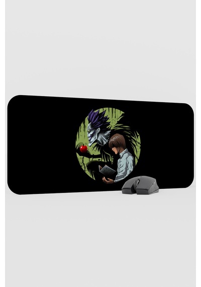 Death Note Anime V5 - 70x30 Xl Gaming Kauçuk Kaymaz Taban Mouse Pad Fare Altlığı