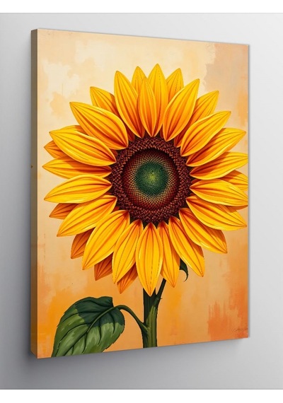 Kanvas Tablo Günebakan Çiçeği 50cmx70cm
