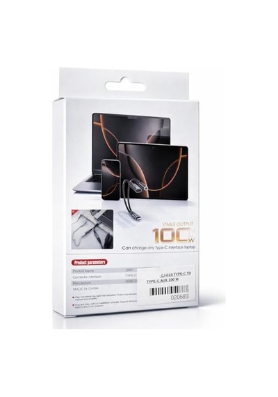 Type-c Adaptör 100w Güç Çıkışı Alüminyum Nylon Kablo Müzik Dinleme Arama Yapma Type-c Arayüzlü Telefon Ve La