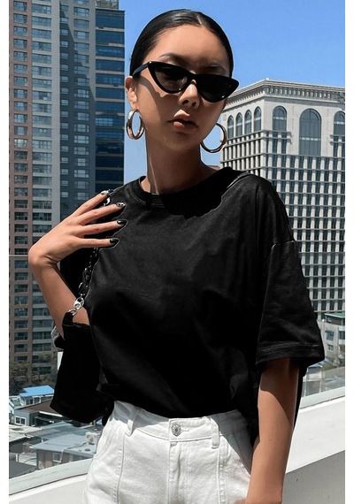 Flood Of Style Unisex 1898 Brooklyn Baskılı T-shirt Siyah