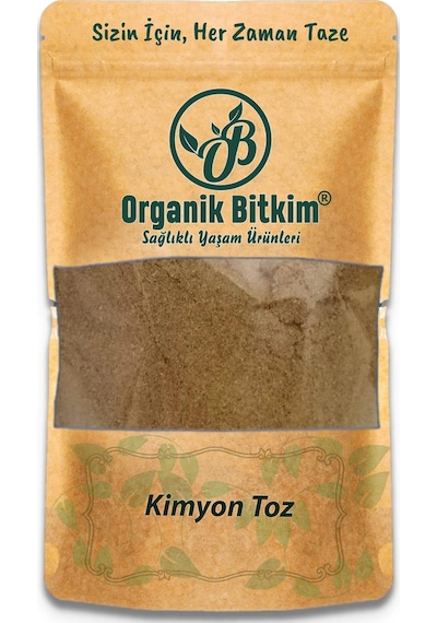 Organik Bitkim Toz Kimyon (Öğütülmüş) 500 G