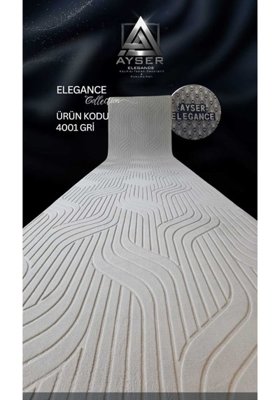 Nesrin Kaymaz Jel Taban Modern Kesme Yolluk Leke Tutmaz Salon Mutfak Koridor Halisi Gri