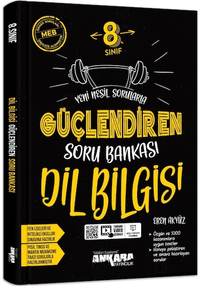 8. Sınıf Güçlendiren Dil Bilgisi Soru Bankası Ankara Yayınları