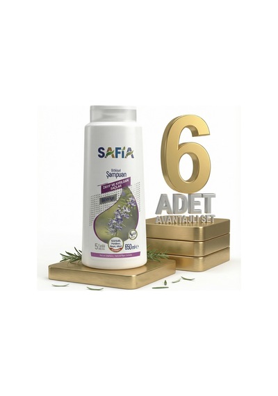 Safia Zayıf Ve Kırılgan Saçlar Şampuan 6x650 Ml