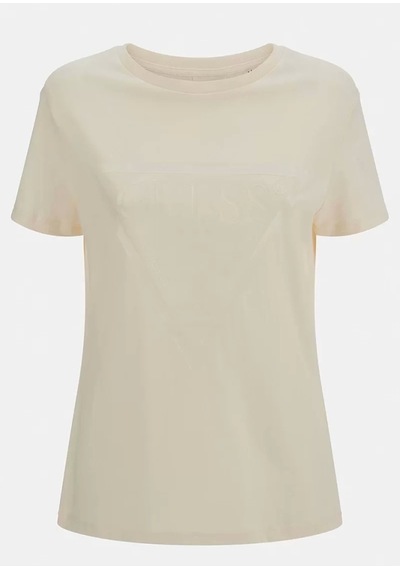 Guess Önde Logolu T-shirt Beyaz Beyaz
