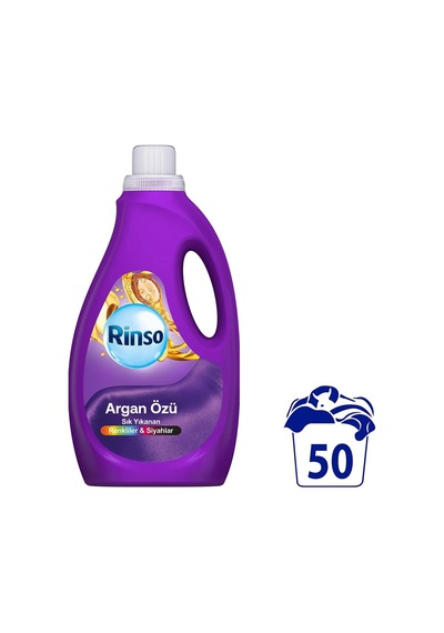Sıvı Çamaşır Deterjanı Komple Bakım Serisi Argan Özü Renkliler Ve Siyahlar İçin 2.5 L