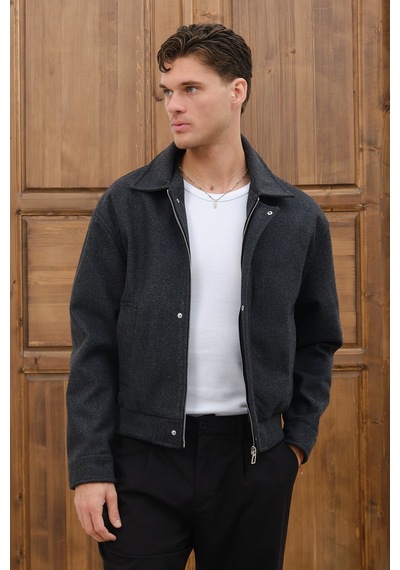 Baselco Bomber Basic Kaşe Ceket/mont Antrasit
