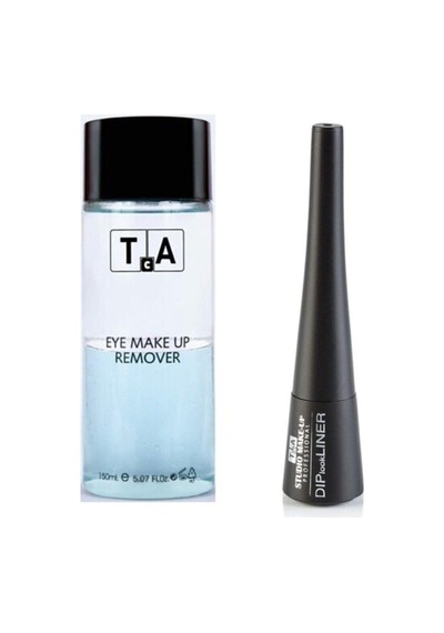 Tca Studıo Make-up Professıonal Make Up Suya Dayanıklı Dıplooklıner 4 Ml+makyaj Temizleme 0