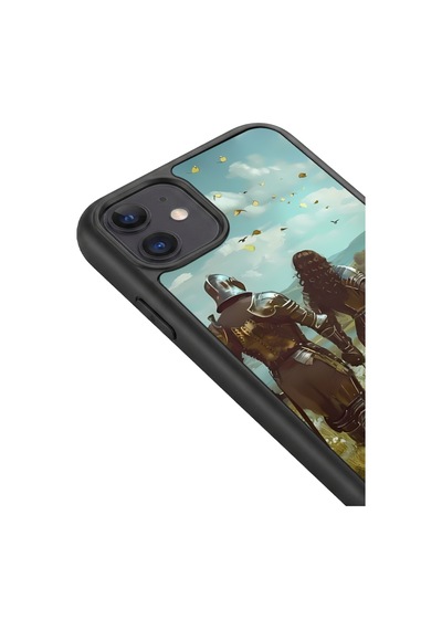 İphone 11 Uyumlu Zırhlışövalye Desenli Kamera Korumalı Darbelere Dayanıklı Kılıf 1186-zırhlışövalye-iphone11