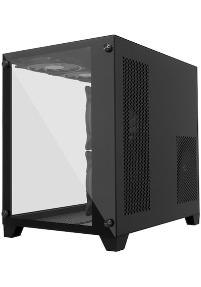 Gameforce Liquid Mini 6x120 MM RGB Fanlı Micro ATX Oyuncu Bilgisayar Kasası