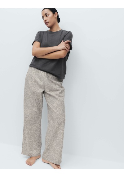 Marks & Spencer Pamuklu Pijama Takımı T37004630f Gri