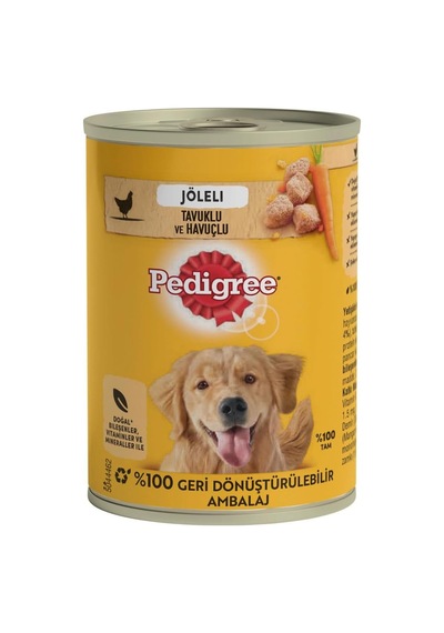Köpekler İçin Tavuklu Konserve Yaş Mama 400 G