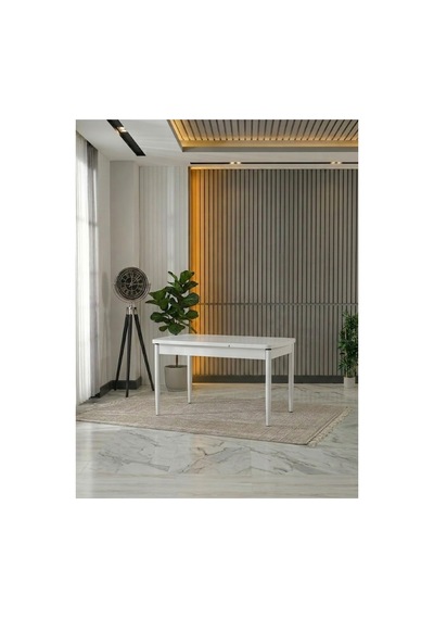 Beyaz Mdf 80 X 130 Açılabilir Mutfak Masası Beyaz Beyaz Beyaz Mdf 80 X 130 Açılabilir Mutfak Masası Beyaz Beyaz