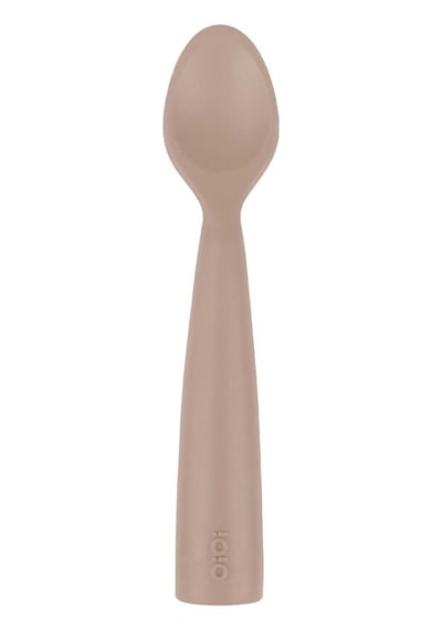 Oioi Nam Nam Silikon Mama Kaşığı - Bubble Beige Bej