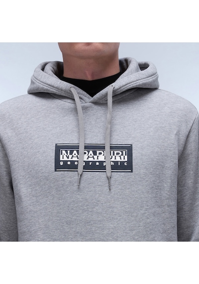 Napapijri B-box Logo Erkek Gri Sweatshirt Np0a4ı191601 Gri