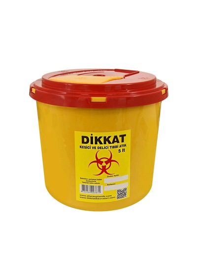 Bilal Kağıtçılık Sk006595 Tıbbi Atık Kutusu 5 Lt Çok Renkli