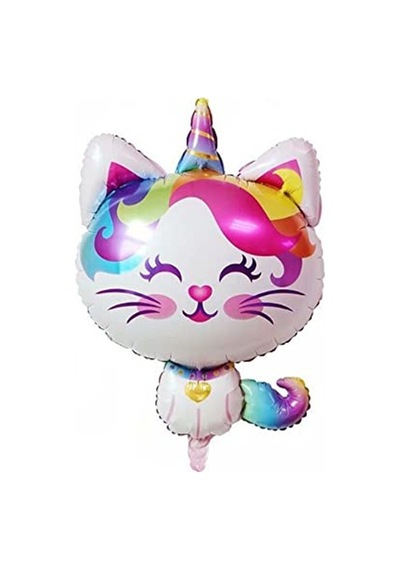 Unicorn Temalı Folyo Balon - Renkli Ve Eğlenceli 2 Yaş Mavi
