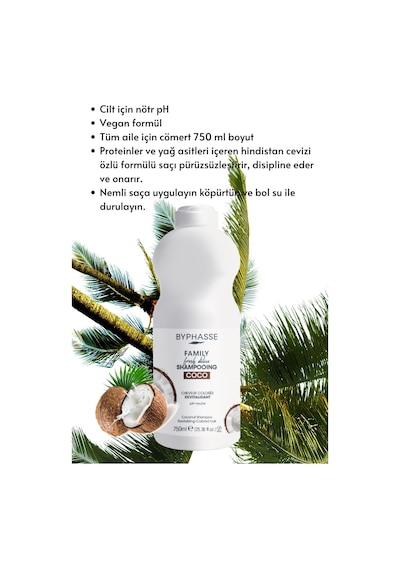 Family Fresh Boyalı Saçlara Özel Hindistan Cevizli Şampuan 750ml