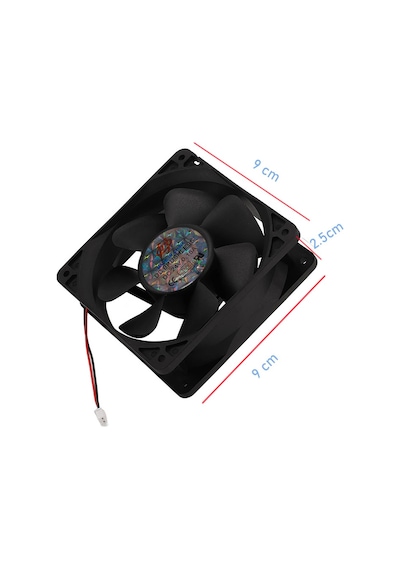 9cm 24v 2 Pinli Kasa Fanı 9cm X 9cm X 2.5cm 2 Pimli Dc 24volt Fan