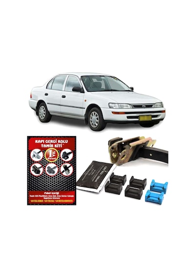 Barrer Toyota Corolla Kapı Gergi (Limitör) Tamir Kiti 1993-1999