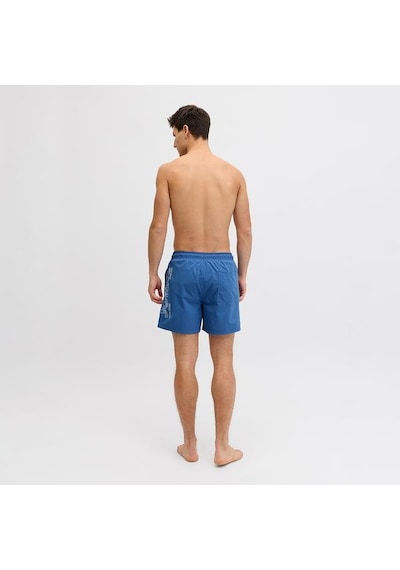 Jack&jones Jack Jones Şort Mayo Maui Wave Logo Regular Mavi
