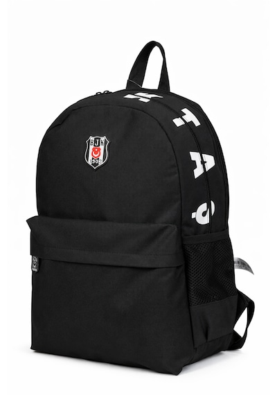 Beşiktaş Lisanslı 3 Bölmeli Sırt Çantası - Laptop Gözlü Su İtici Baskı Detaylı Okul Çantası Siyah
