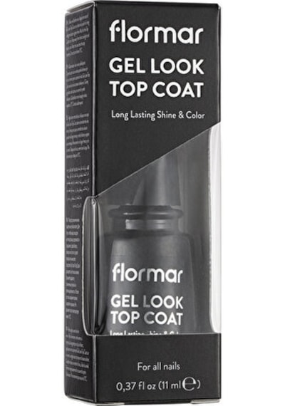 Flormar Gel Look Top Coat Parlak Oje Koruyucu Jel 11 ML