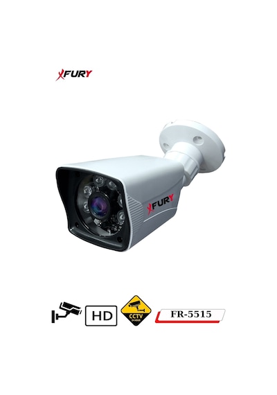 Fury 16 Kameralı 2mp Full Hd Görüntü 6 Atom Led Gece Görüşlü Dış Mekan Güvenlik Kamerası Seti 1tb