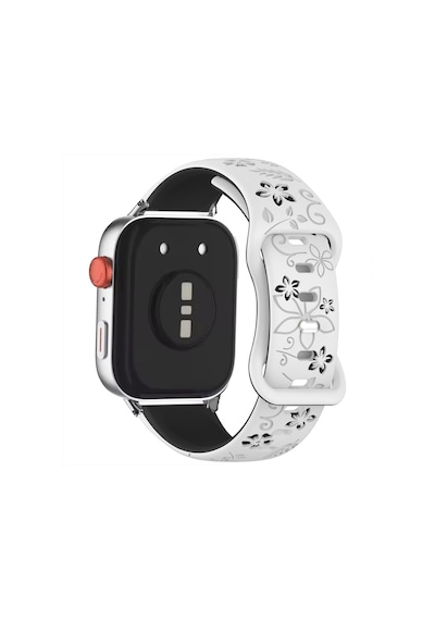 Huawei Watch Fit 3 İle Uyumlu Floraflex Çiçek Desenli Silikon Kordon