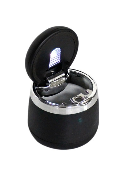 Carub Küllük Portatif Lüx Işıklı Seramik Siyah-silver Br2944644