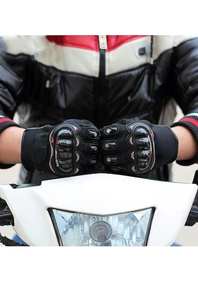 Tam Korumalı Rüzgar Geçirmez Dokunmatik Bisiklet Motorsiklet Eldiveni