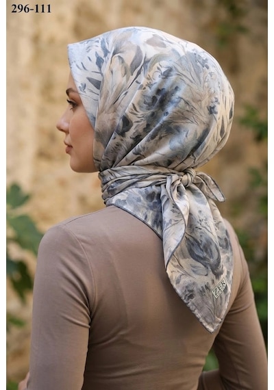 Zer Scarf Zer Scarfs Dijital Soft Pamuk Eşarp 296-111 Çok Renkli