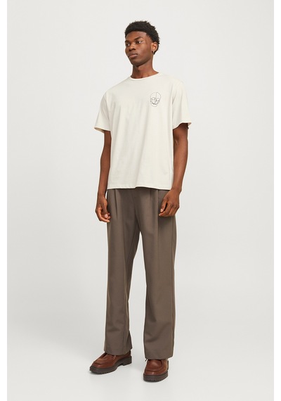 Jack & Jones Jjbrown Erkek T-shirt 12271365 Moonbeam