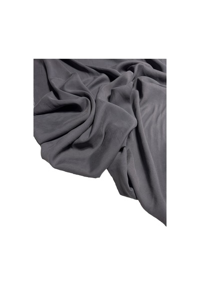 Premium Diagonel Tencel Cupro Kumaş En 140 Cm Yumuşak Ve Dökümlü Gri