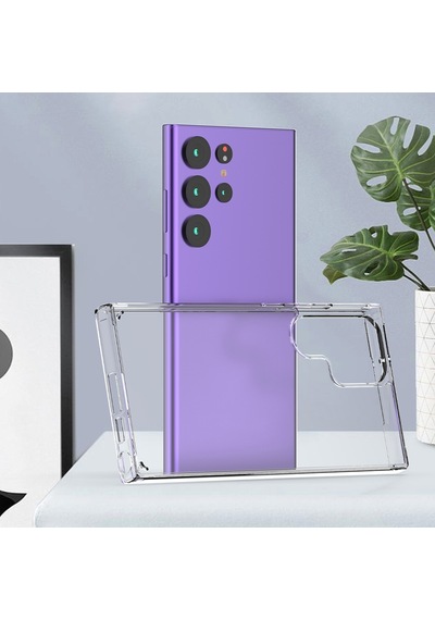 Samsung Galaxy Uyumlu S23 Ultra Kılıf Zore Korumalı Kalın Coss Kapak