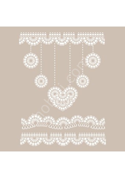 Ds12 Cadence Dantel Serisi 25X35 Stencil