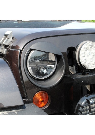 Jeep Wrangler Rubicon Jk Kızgın Far Çerçevesi Seti Sağ-Sol