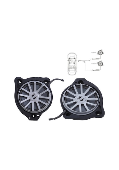 STEG BZW80 L/R 20CM AYAK BOŞLUĞU SUBWOOFER UPGRADE AUDIO M-Benz