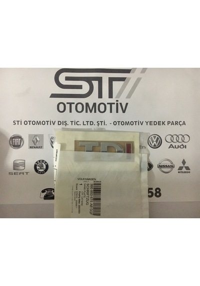 Vw 3b0853675abgqf Tdı Yazı Tek Kırmızı