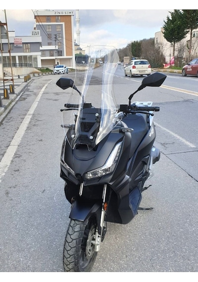 Motocam Salcano Wind 150 Ön Cam 2023-2026 Model 68cm Şeffaf Renkli 4mm